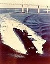 USS Lewis and Clark (SSBN-644) and bridge.jpg