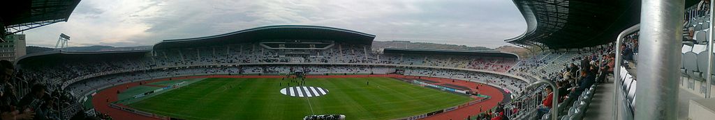Панорама стадиона изнутри