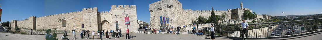 Панорама Яффских ворот