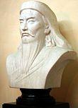 Bust of Genghis Khan in Mongolia.jpg