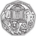 2002 Austria 5 Euro 250 Years Vienna Zoo back.jpg