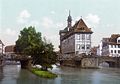 Bamberg Rathaus untere bruecke 1900.jpg