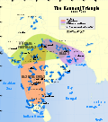 Indian Kanauj triangle map.svg