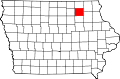 Округ Чикасо на карте штата.