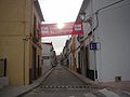 Street in Benigembla with election banner.jpg