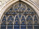 Reuleaux triangles on a window of St. Michael and St. Gudula Cathedral, Brussels.jpg