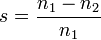 s = \frac<n_1 - n_2><n_1>» width=»» height=»» />.</p>
<p><img decoding=