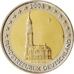 €2 commemorative coin Germany 2008.png