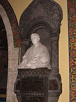 Bust of Izaak Mikołaj Isakowicz in Armenian Cathedral in Lviv 2.jpg
