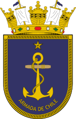 Coat of arms of the Chilean Navy.svg