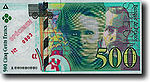 500 франков 1995 года