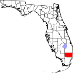 Округ Броуард на карте штата.