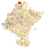 Navarra - Mapa municipal Lesaka.svg