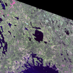 Yanisyarvi crater Russia lansat 7 image.gif