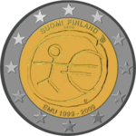 Финляндия, серия «10 лет введения евро», 2009