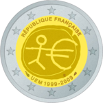 Франция, серия «10 лет введения евро», 2009