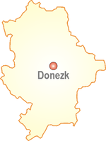 Доне́цк на карте области