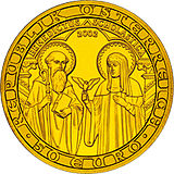2002 Austria 50 Euro Christian Religious Orders front.jpg