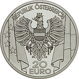 2003 Austria 20 Euro The Post-War Period front.jpg