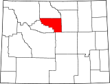 Map of Wyoming highlighting Washakie County.svg