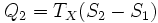 \,\!Q_2=T_X(S_2-S_1)