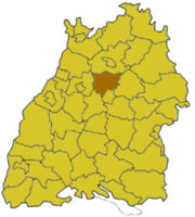 Людвигсбург (район) на карте