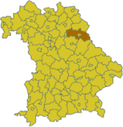 Нойштадт-на-Вальднабе (район) на карте
