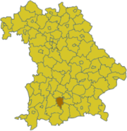 Штарнберг (район) на карте