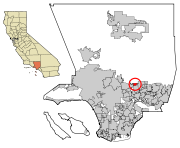 LA County Incorporated Areas Sierra Madre highlighted.svg