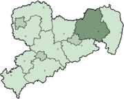 Баутцен (район) на карте