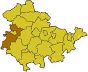 Вартбург (район) на карте