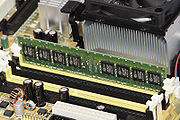180px ddr2 ram mounted