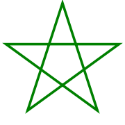180px pentagram green.svg