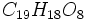 C_{19} H_{18} O_8\,\!