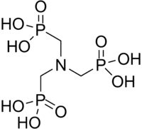 Кислота нитрилотриметилфосфоновая: химическая формула