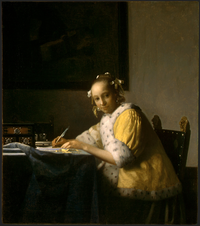 A Lady Writing by Johannes Vermeer, 1665-6.png