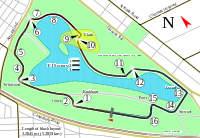 Albert Lake Park Street Circuit in Melbourne, Australia.svg