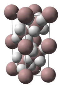 Гидрид алюминия: вид молекулы