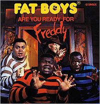 Обложка сингла «Are You Ready For Freddy?» (Fat Boys, 1988)
