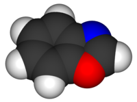 Бензоксазол: вид молекулы