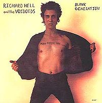 Обложка альбома «Blank Generation» (Richard Hell & The Voidoids, 1977)