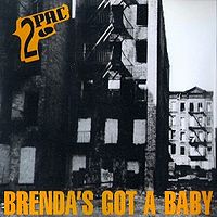 Обложка сингла «Brenda’s Got a Baby» (Тупака Шакура, 1991)