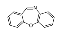 Дибензоксазепин: химическая формула