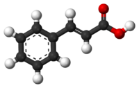 Коричная кислота: вид молекулы