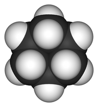 Циклогексан: вид молекулы
