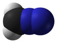 Диазометан: вид молекулы