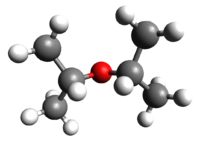 Диизопропиловый эфир: вид молекулы