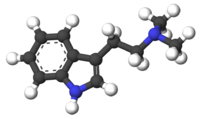 Диметилтриптамин: вид молекулы