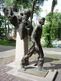 Псков. Памятник «Два капитана»