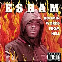 Обложка альбома «Boomin’ Words from Hell» (Esham, 1989)